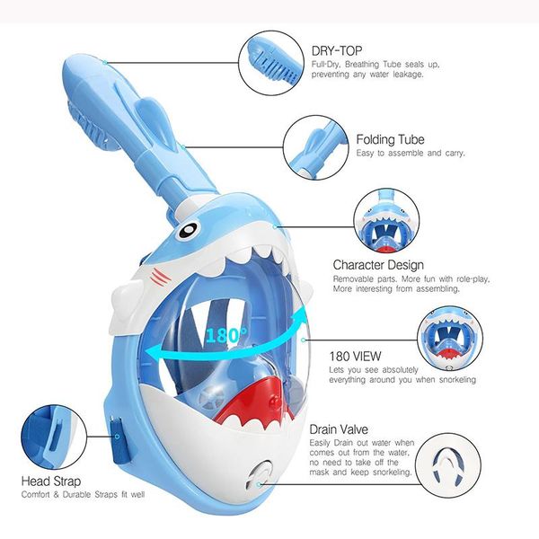 diving masks scuba mask for kids full face hd anti fog anti-leak swimming children snorkel underwater
diving masks scuba mask for kids full face hd anti fog anti-leak swimming children snorkel underwater