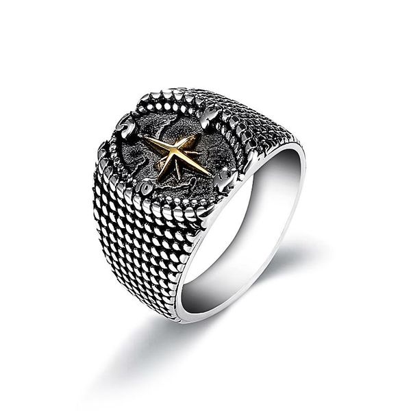 cluster rings vintage stainless steel male's for women men scandinavian ring cross compass viking pirate jewelry accessories, Golden;silver
cluster rings vintage stainless steel male's for women men scandinavian ring cross compass viking pirate jewelry accessories, Golden;silver