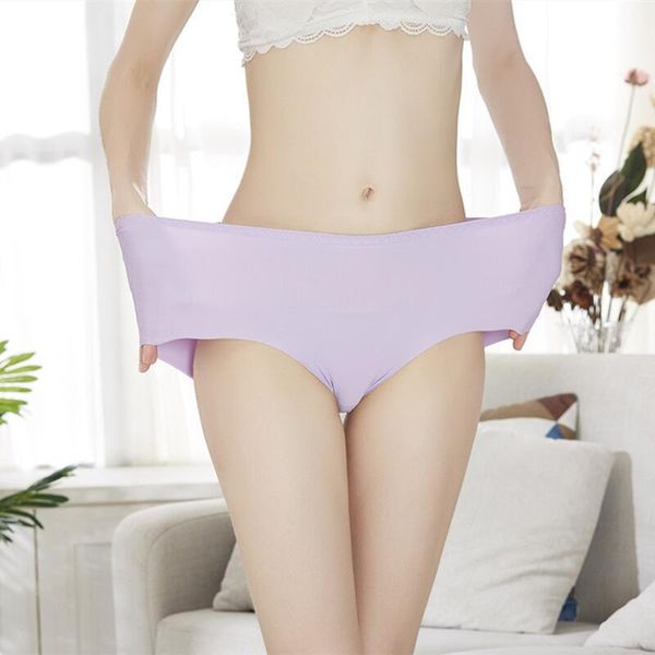 women's panties ice silk large size underwear mid-waist cotton women and thongs, Black;pink
women's panties ice silk large size underwear mid-waist cotton women and thongs, Black;pink