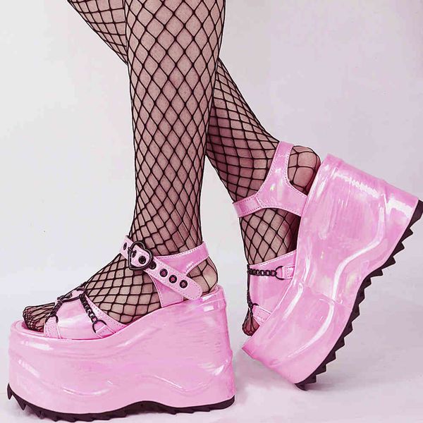sandals brand design 2021 big size 43 chunky high heel black gothic cool chains punk summer platform women wedges shoes 1bs0
sandals brand design 2021 big size 43 chunky high heel black gothic cool chains punk summer platform women wedges shoes 1bs0