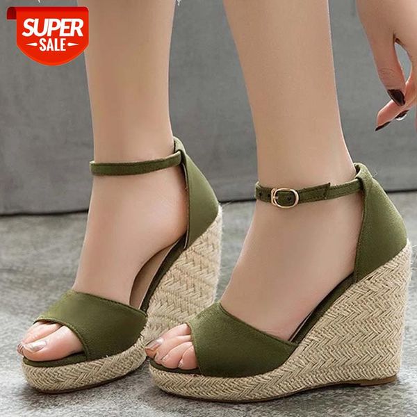 women's sandals wedge heel buckle strap shoes woman open toe espadrilles ankle shoe female wedge high heels casual roman shoes #oi6p, Black
women's sandals wedge heel buckle strap shoes woman open toe espadrilles ankle shoe female wedge high heels casual roman shoes #oi6p, Black