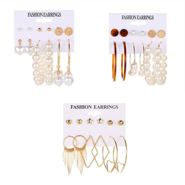 bohemian women earrings set flower pearl heart star tassel leopard pendant gold earring fashion engagement party jewelry stud, Golden;silver
bohemian women earrings set flower pearl heart star tassel leopard pendant gold earring fashion engagement party jewelry stud, Golden;silver