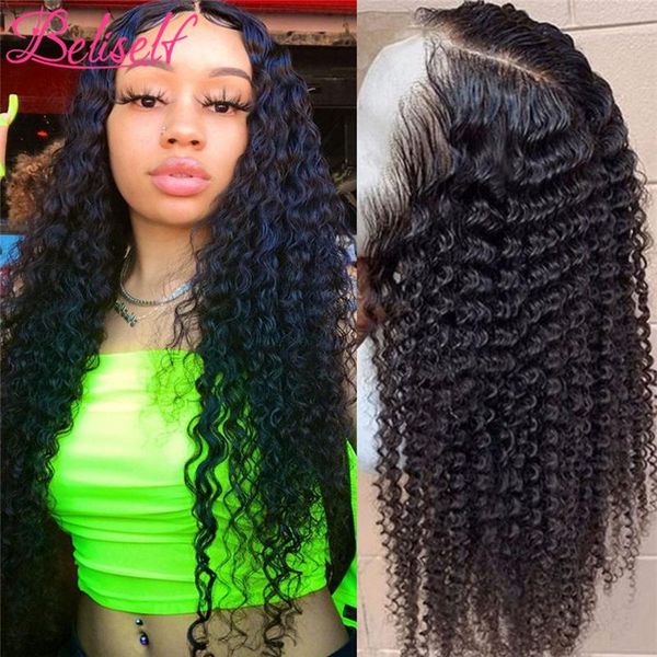 deep wave human hair wigs brazilian remy natural hairline 13x6 lace front for black women beliself, Black;brown
deep wave human hair wigs brazilian remy natural hairline 13x6 lace front for black women beliself, Black;brown