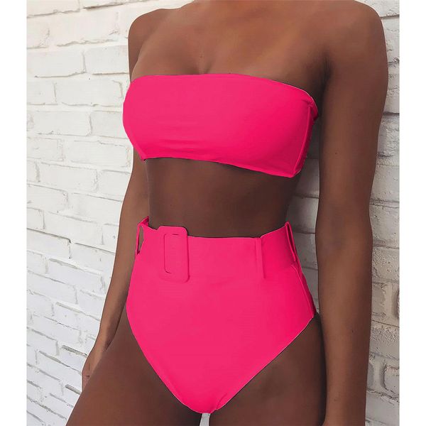 bandeau swimsuit high waist bikini women swimwear two-pieces bikini set with waist band bather bathing suit swim wear k1635
bandeau swimsuit high waist bikini women swimwear two-pieces bikini set with waist band bather bathing suit swim wear k1635