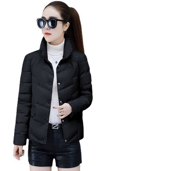 fashion temperament down cotton padded clothes women's 2021 winter coat small short age reducing et, Black
fashion temperament down cotton padded clothes women's 2021 winter coat small short age reducing et, Black