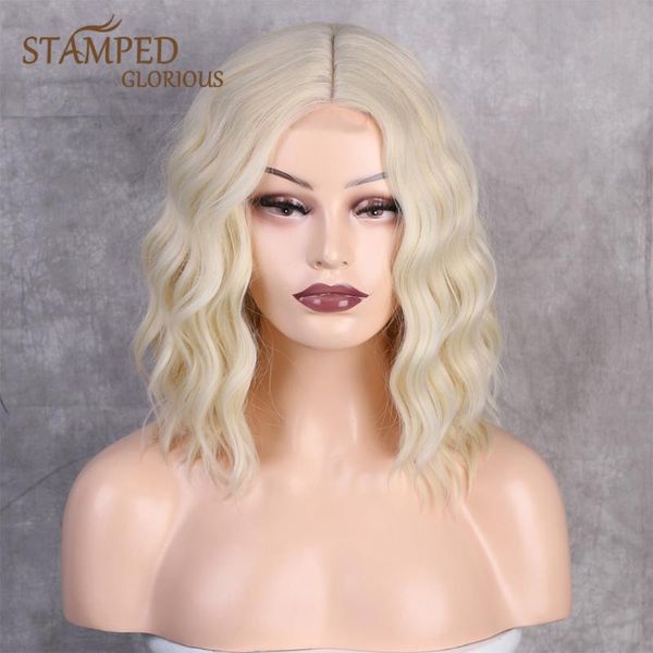 synthetic wigs stamped glorious bob for women middle part short wavy blonde wig high temperature red black daily hair
synthetic wigs stamped glorious bob for women middle part short wavy blonde wig high temperature red black daily hair