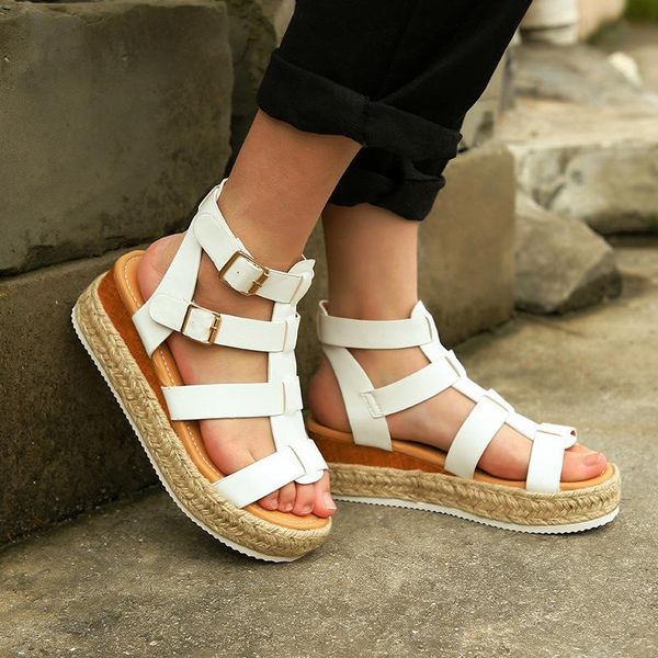sandals wedges women fashion women's footwear summer backle strap hollow out shoes flatform casual, Black
sandals wedges women fashion women's footwear summer backle strap hollow out shoes flatform casual, Black