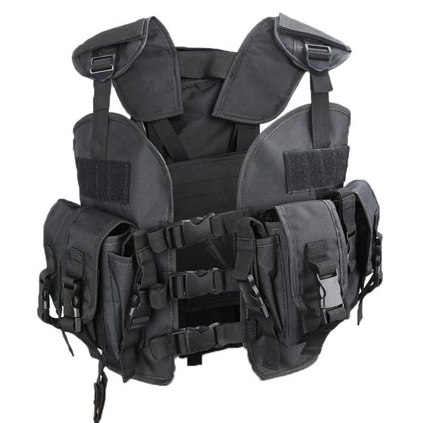 hunting jackets men's tactical vest protection and equipment paintball clothing accessories, Camo;black
hunting jackets men's tactical vest protection and equipment paintball clothing accessories, Camo;black