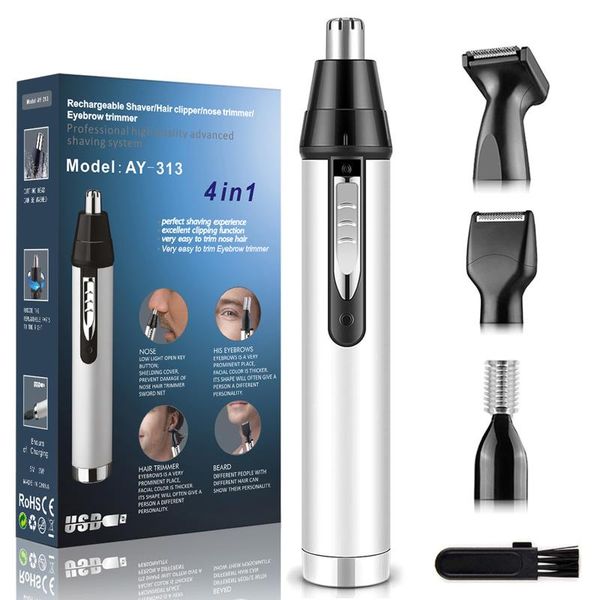 electric nose & ear trimmers 4 in 1 mutil functional rechargeable portable manual eye brow and hair trimmer for men
electric nose & ear trimmers 4 in 1 mutil functional rechargeable portable manual eye brow and hair trimmer for men