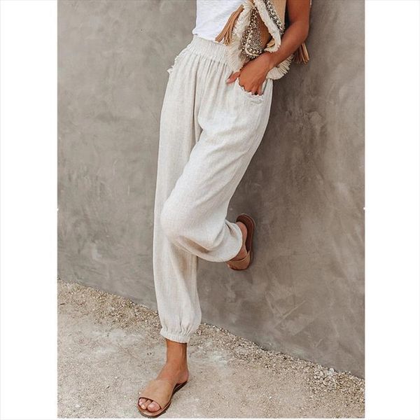 spring and summer fashion womens capris mid waist ankle trousers casual loose solid pockets ladies tie foot pants, Black;white
spring and summer fashion womens capris mid waist ankle trousers casual loose solid pockets ladies tie foot pants, Black;white