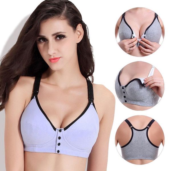 breastfeeding cotton maternity bras for feeding pregnant women soutien gorge allaitement nursing underwear intimates, White
breastfeeding cotton maternity bras for feeding pregnant women soutien gorge allaitement nursing underwear intimates, White