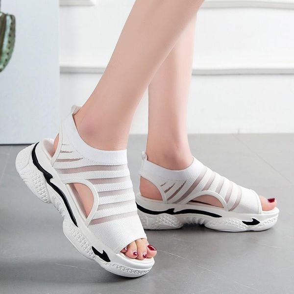 women summer chunky sandals slip-on ladies comfortable female shoes fashion breathable sneakers large size 35-40, Black
women summer chunky sandals slip-on ladies comfortable female shoes fashion breathable sneakers large size 35-40, Black