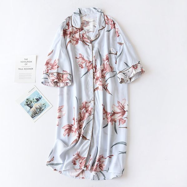 women's sleepwear 2021 vestidos summer dress print cotton sleepwear nightgowns women casual loose night shirt female lapel retro nightd, Black;red
women's sleepwear 2021 vestidos summer dress print cotton sleepwear nightgowns women casual loose night shirt female lapel retro nightd, Black;red