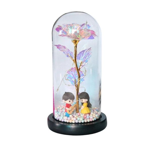 practical rose flower with lamp glass cover ornaments decoration night light valentine's day gift girl birthday vases
practical rose flower with lamp glass cover ornaments decoration night light valentine's day gift girl birthday vases