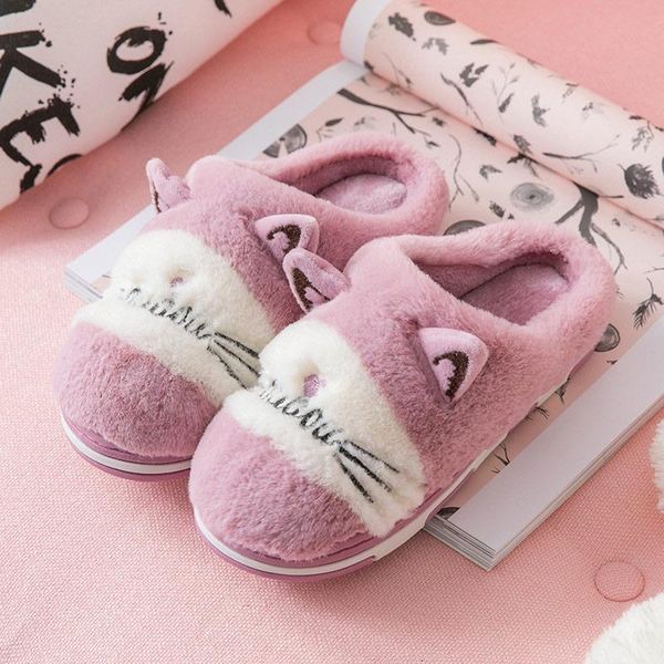 slippers women's winter warm plush home woman cute house shoes female flat indoor floor bedroom ladies soft plus size, Black
slippers women's winter warm plush home woman cute house shoes female flat indoor floor bedroom ladies soft plus size, Black