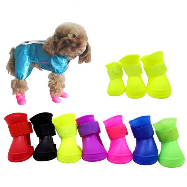 dog apparel 4 pcs pet silicone rainshoes shoes waterproof durable rain candy colour boot accessories
dog apparel 4 pcs pet silicone rainshoes shoes waterproof durable rain candy colour boot accessories