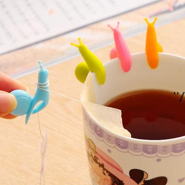 newtea bag hanging clips silicone snail glass label tea bag holder tea infuser accessories novelty households rra8039
newtea bag hanging clips silicone snail glass label tea bag holder tea infuser accessories novelty households rra8039