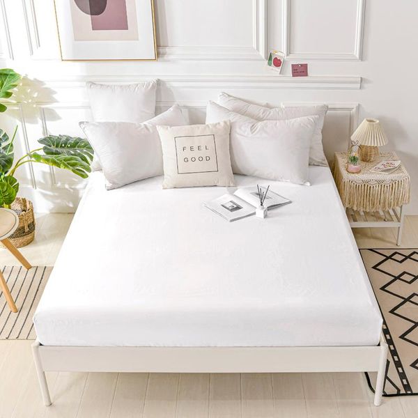 sheets & sets fitted sheet on elastic white color bed cover for double with band pure cotton queen size
sheets & sets fitted sheet on elastic white color bed cover for double with band pure cotton queen size