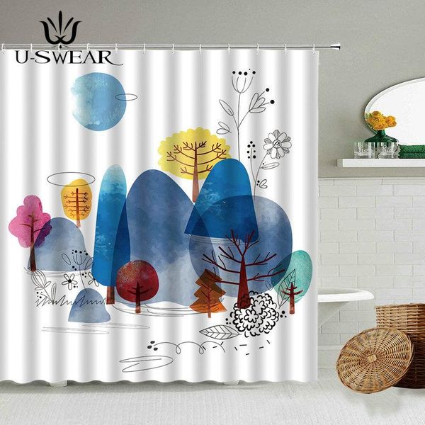 shower curtains minimalist white background curtain nordic water colors plant pattern waterproof multi-size douchegordijn bathroom decor
shower curtains minimalist white background curtain nordic water colors plant pattern waterproof multi-size douchegordijn bathroom decor