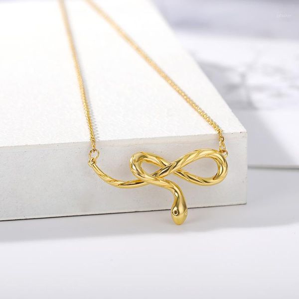 classic gold zodiac necklace stainless steel snake pendant jewelry women charms chain necklaces1, Silver
classic gold zodiac necklace stainless steel snake pendant jewelry women charms chain necklaces1, Silver