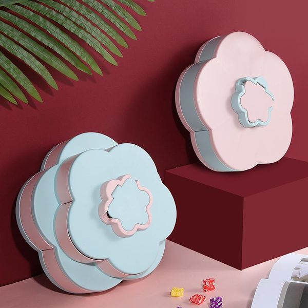 double layer rotating candy box creative multifunctional split storage melon seed dried fruit bottles & jars
double layer rotating candy box creative multifunctional split storage melon seed dried fruit bottles & jars