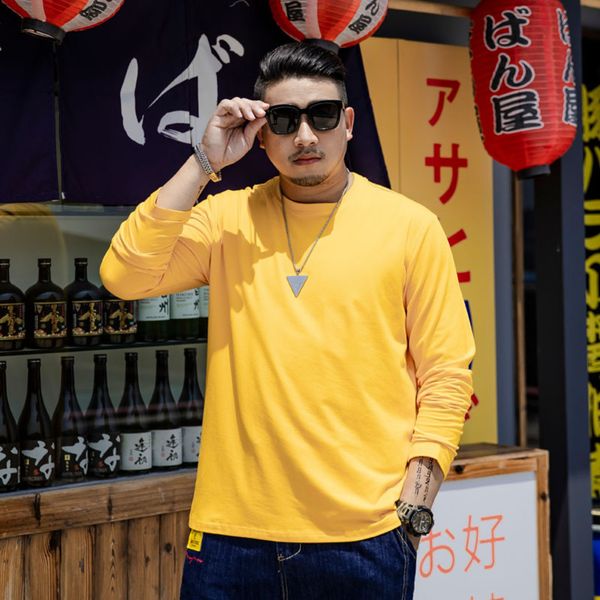 main promotion casual wear solid color large bottomed shirt men's long sve round neck t-shirt ten colors t1650, White;black
main promotion casual wear solid color large bottomed shirt men's long sve round neck t-shirt ten colors t1650, White;black