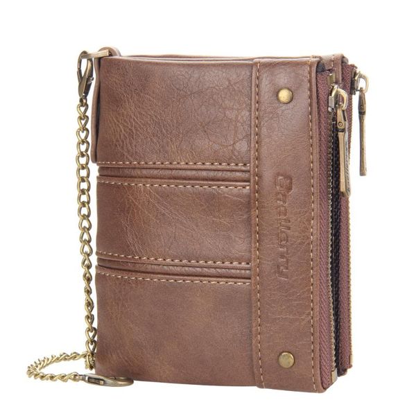 wallets casual men with chain patchwork design short leather wallet slim card holder zipper male purse money bag, Red;black
wallets casual men with chain patchwork design short leather wallet slim card holder zipper male purse money bag, Red;black