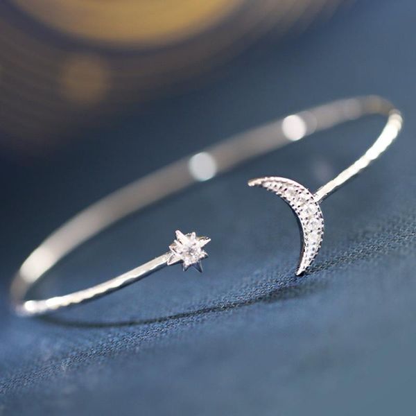bangle star shines month by moon s925 silver bracelet adjustable female, Black
bangle star shines month by moon s925 silver bracelet adjustable female, Black