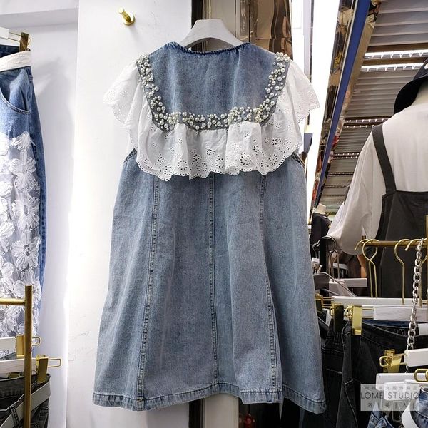 women's vests cakucool denim vest pearls beading lace doll collar sleeveless overcoat spring cute girls loose jacket women clothing 202, Black;white
women's vests cakucool denim vest pearls beading lace doll collar sleeveless overcoat spring cute girls loose jacket women clothing 202, Black;white