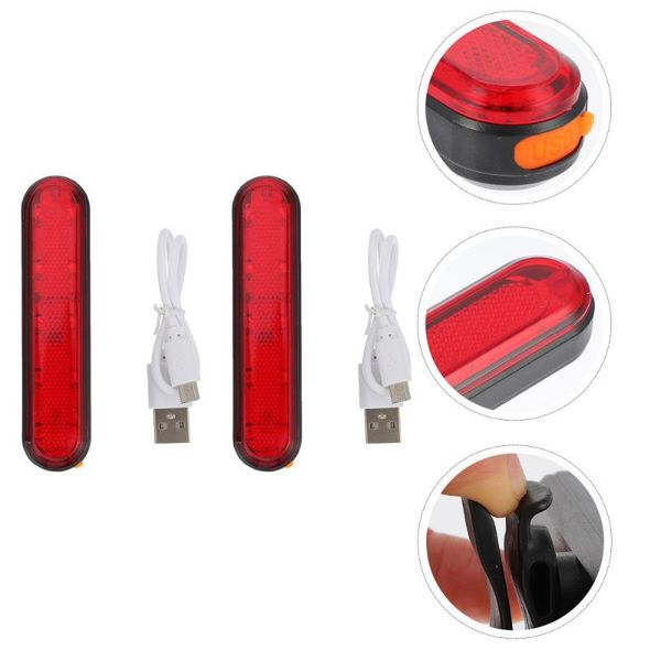 bike lights 2pcs usb rechargeable led tail safety warning 
bike lights 2pcs usb rechargeable led tail safety warning