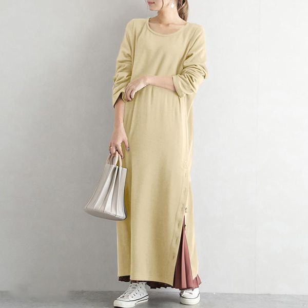kaftan maxi dress women's summer baggy sundress 2021 casual short sleeve vestidos female o neck robe stylish solid dresses, Black;gray
kaftan maxi dress women's summer baggy sundress 2021 casual short sleeve vestidos female o neck robe stylish solid dresses, Black;gray