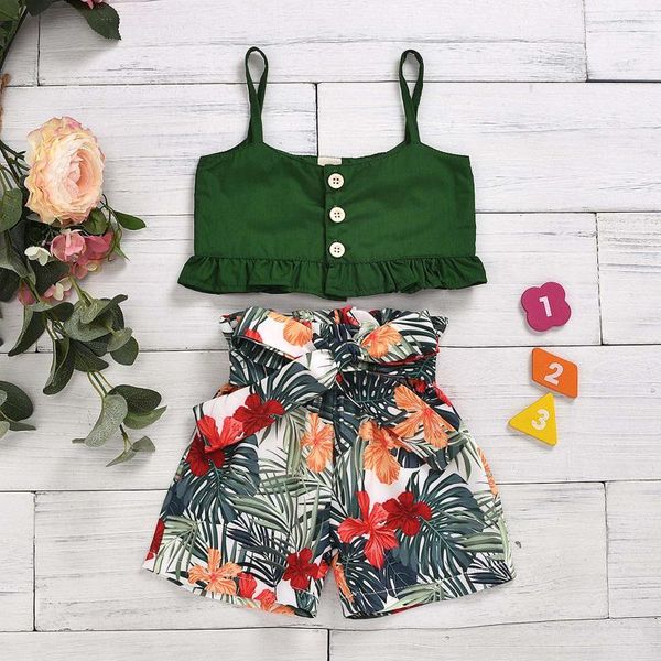 clothing sets toddler kids baby girls summer sling flower print shorts clothes set 2pcs outfits fashion casual floral, White
clothing sets toddler kids baby girls summer sling flower print shorts clothes set 2pcs outfits fashion casual floral, White