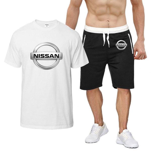men's tracksuits 2021 2-piece suit nissan t-shirt shorts summer men short-sleeve sportswear man running sports harajuku pants male set, Gray
men's tracksuits 2021 2-piece suit nissan t-shirt shorts summer men short-sleeve sportswear man running sports harajuku pants male set, Gray