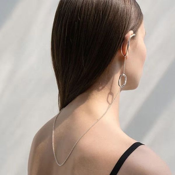 asymmetric one-piece earmuffs earrings women's simple cold wind chain tassel managing muscle long earrings, Golden
asymmetric one-piece earmuffs earrings women's simple cold wind chain tassel managing muscle long earrings, Golden