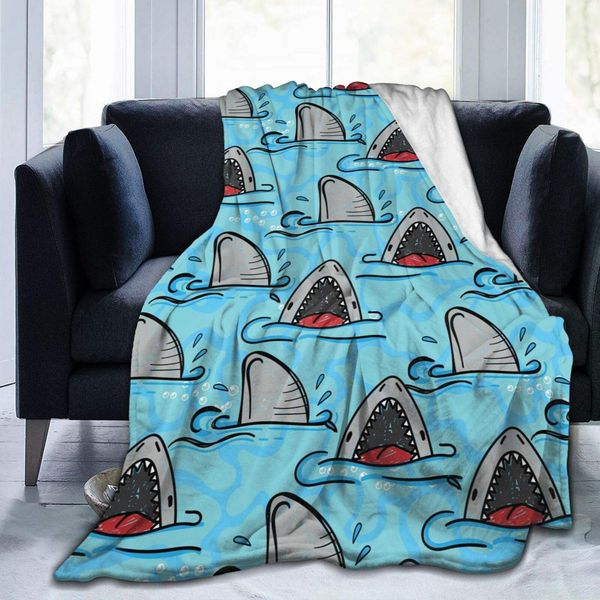 Seamless Shark Flannel Fleece Throw Blanket 50x60 inch Living Room/Bedroom/Sofa Couch Warm Soft Bed Blanket for Kids Adults
Seamless Shark Flannel Fleece Throw Blanket 50x60 inch Living Room/Bedroom/Sofa Couch Warm Soft Bed Blanket for Kids Adults