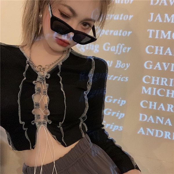 tee spring and short autumn black design cross shirt with sleeves, upper urban clothes, White
tee spring and short autumn black design cross shirt with sleeves, upper urban clothes, White