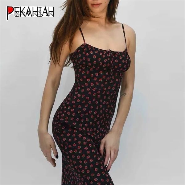 summer spaghetti straps dress vintage boho black floral long women casual es elegant robe femme korean vestidos 210623, Black;gray
summer spaghetti straps dress vintage boho black floral long women casual es elegant robe femme korean vestidos 210623, Black;gray