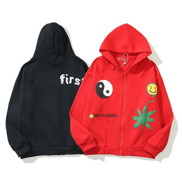 men's hoodies & sweatshirts chinese elemen zip up hoodie men sweetshirts autumn winter smile letter printed hip hop sweatshirt couple, Black
men's hoodies & sweatshirts chinese elemen zip up hoodie men sweetshirts autumn winter smile letter printed hip hop sweatshirt couple, Black