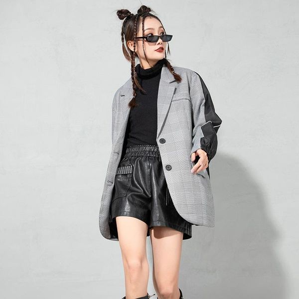 women's suits & blazers superaen streetwear notched full suit jacket fall design casual long women, White;black
women's suits & blazers superaen streetwear notched full suit jacket fall design casual long women, White;black