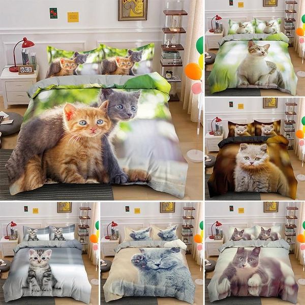 sheets & sets lying cat bedding set soft fabric cute duvet cover kitten king queen twin full single double comfortable bed sheet
sheets & sets lying cat bedding set soft fabric cute duvet cover kitten king queen twin full single double comfortable bed sheet