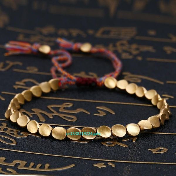 charm bracelets handmade tibetan buddhist on hand braided copper beads lucky rope bracelet & bangles for women men dropshiping, Golden;silver
charm bracelets handmade tibetan buddhist on hand braided copper beads lucky rope bracelet & bangles for women men dropshiping, Golden;silver