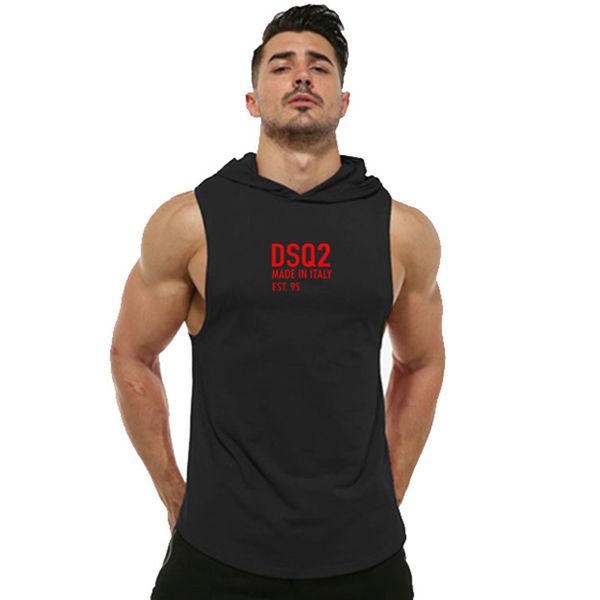 brand tracksuits 2021 summer new men's hooded cotton t-shirt vest loose bodybuilding outdoor fitness sports, Gray
brand tracksuits 2021 summer new men's hooded cotton t-shirt vest loose bodybuilding outdoor fitness sports, Gray