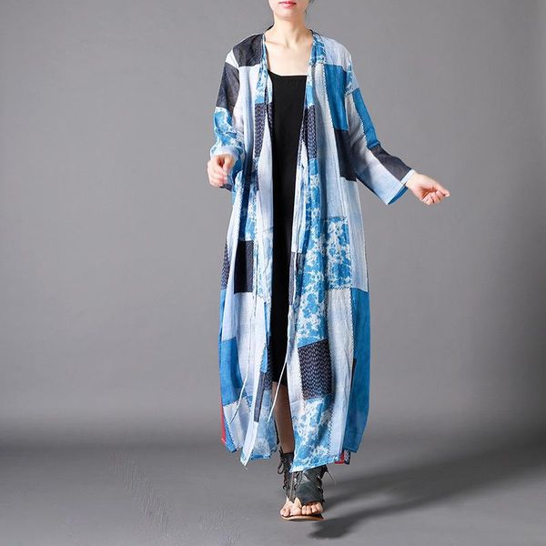 women's trench coats johnature vintage light thin lace up cardigan autumn 2021 women long coat v-neck loose printing cotton linen, Tan;black
women's trench coats johnature vintage light thin lace up cardigan autumn 2021 women long coat v-neck loose printing cotton linen, Tan;black