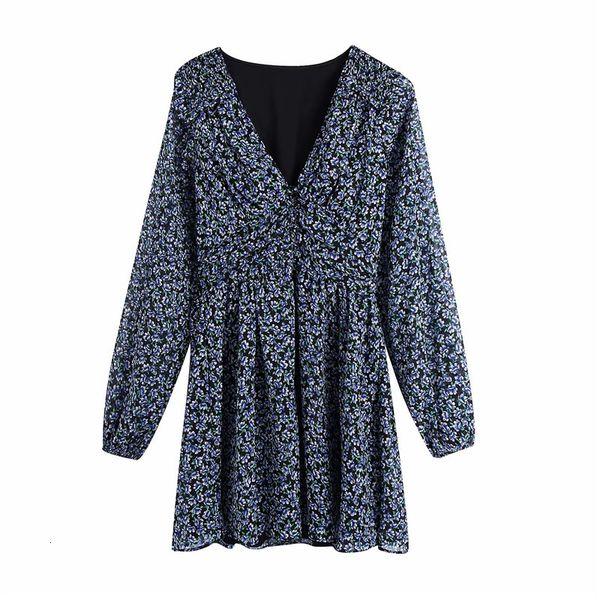 casual dresses chic ladies fashion floral print za blue mini female elegant v-neck long puff sleeve elastic high waist dress 5dye, Black;gray
casual dresses chic ladies fashion floral print za blue mini female elegant v-neck long puff sleeve elastic high waist dress 5dye, Black;gray