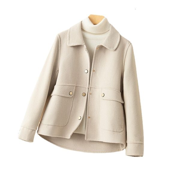 women's wool & blends autumn coat 2021 100% coats female short ladies korean clothing outwear spring jaqueta feminina wpy4053, Black
women's wool & blends autumn coat 2021 100% coats female short ladies korean clothing outwear spring jaqueta feminina wpy4053, Black