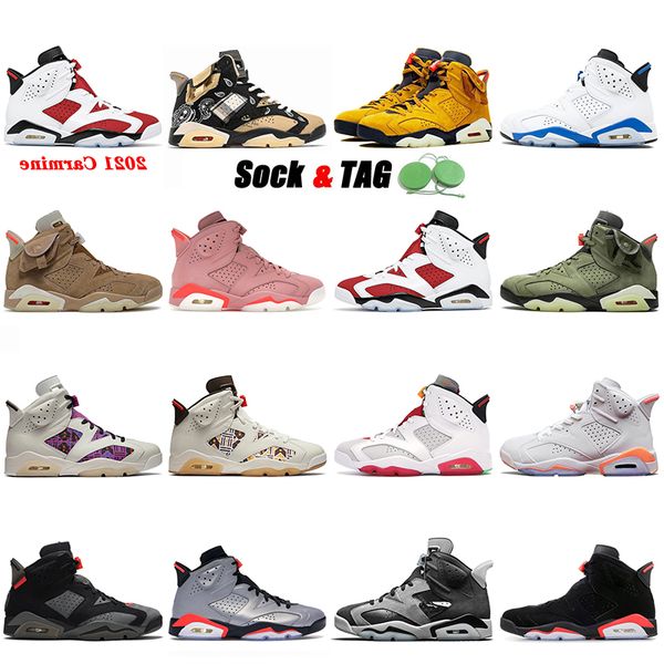 selling 2021 6s jumpman mens 6 basketball shoes carmine dmp tour yellow british khaki black infrared unc women trainers sports size 13, White;red
selling 2021 6s jumpman mens 6 basketball shoes carmine dmp tour yellow british khaki black infrared unc women trainers sports size 13, White;red