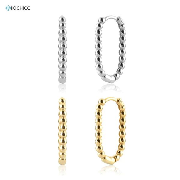 hoop & huggie kikichicc 925 sterling silver gold beads hoops piercing earring women rock punk luxury jewelry clips wedding accessories, Golden;silver
hoop & huggie kikichicc 925 sterling silver gold beads hoops piercing earring women rock punk luxury jewelry clips wedding accessories, Golden;silver