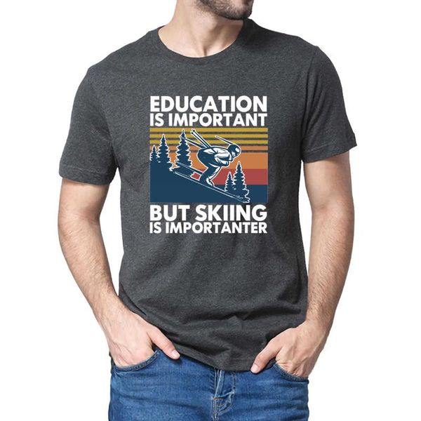 men's t-shirts 100% premium cotton school is important but skiing importanter vintage funny gift t shirt women soft tee, White;black
men's t-shirts 100% premium cotton school is important but skiing importanter vintage funny gift t shirt women soft tee, White;black