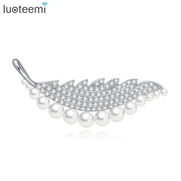 pins, brooches luoteemi jewelry vintage brooch pins white gold-color cz crystal with imitation pearls wedding accessories, Gray
pins, brooches luoteemi jewelry vintage brooch pins white gold-color cz crystal with imitation pearls wedding accessories, Gray