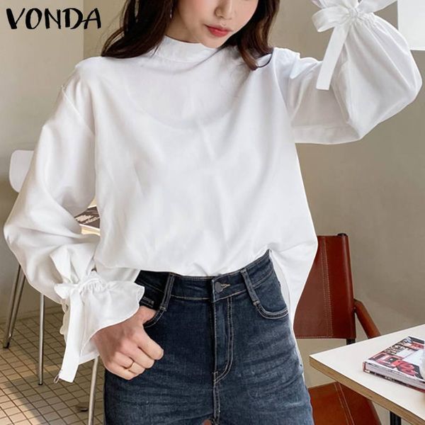 blouses women blouses elegant stylish puff sleeves long sleeve party 2021 vonda bohemian blusas femininas plus size, White
blouses women blouses elegant stylish puff sleeves long sleeve party 2021 vonda bohemian blusas femininas plus size, White